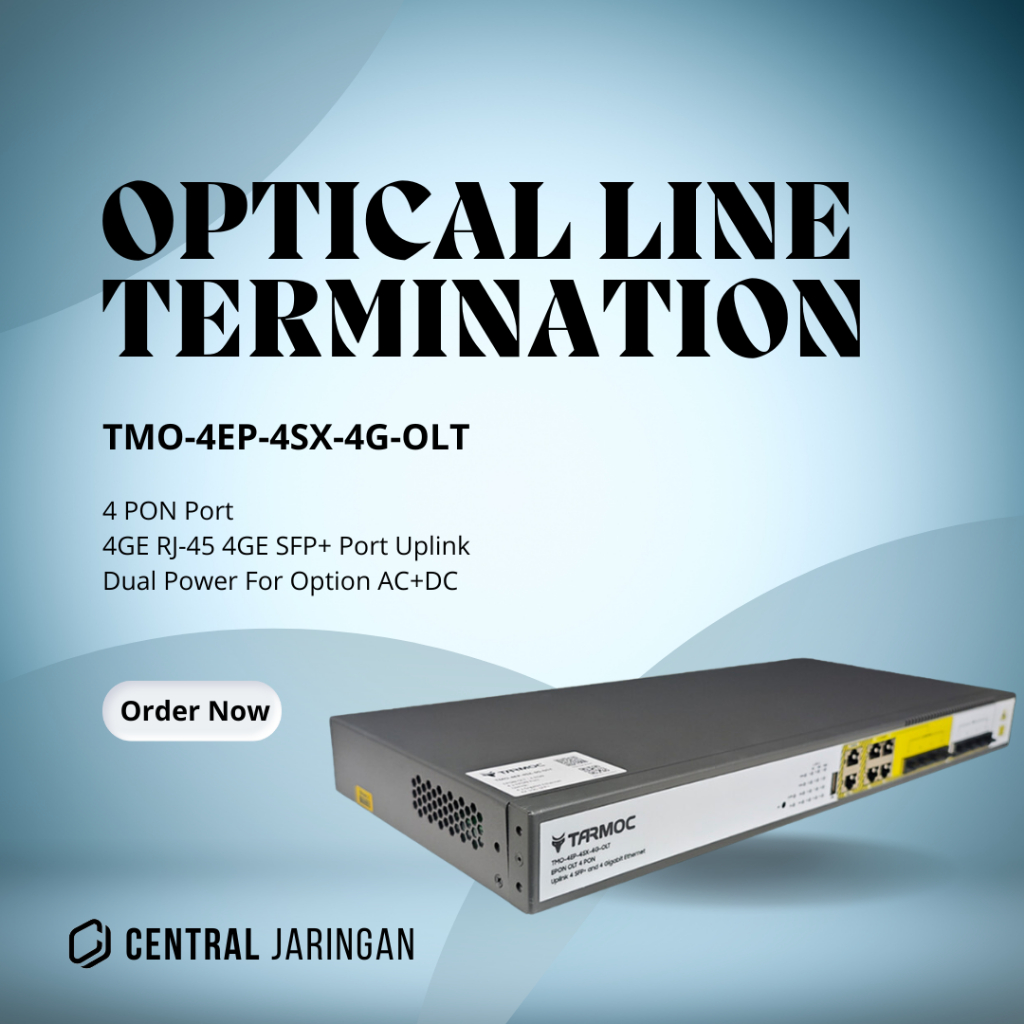 Tarmoc TMO-4EP-4SX-4G-OLT | OLT EPON 4 PON ( Bukan OLT HSGQ E04R 4 PON )