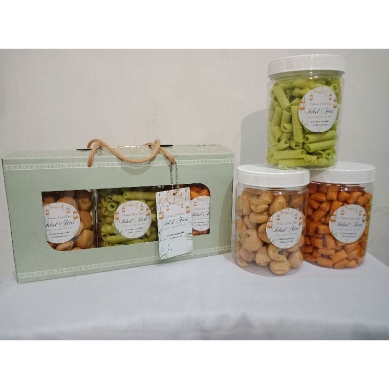 

Hampers Lebaran Idul Fitri - isi 3 toples