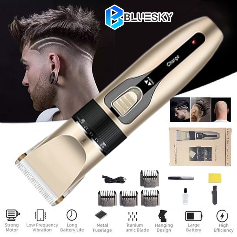 Profesional Rambut Clipper / Men Blending Hair Clipper / Gunting Rambut Listrik Clipper   / Gunting 
