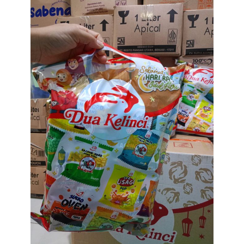 Hampers Dua kelinci paket Snack 2 kelinci, paket Dua kelinci paket Snack paket jajan paket Snack Idu