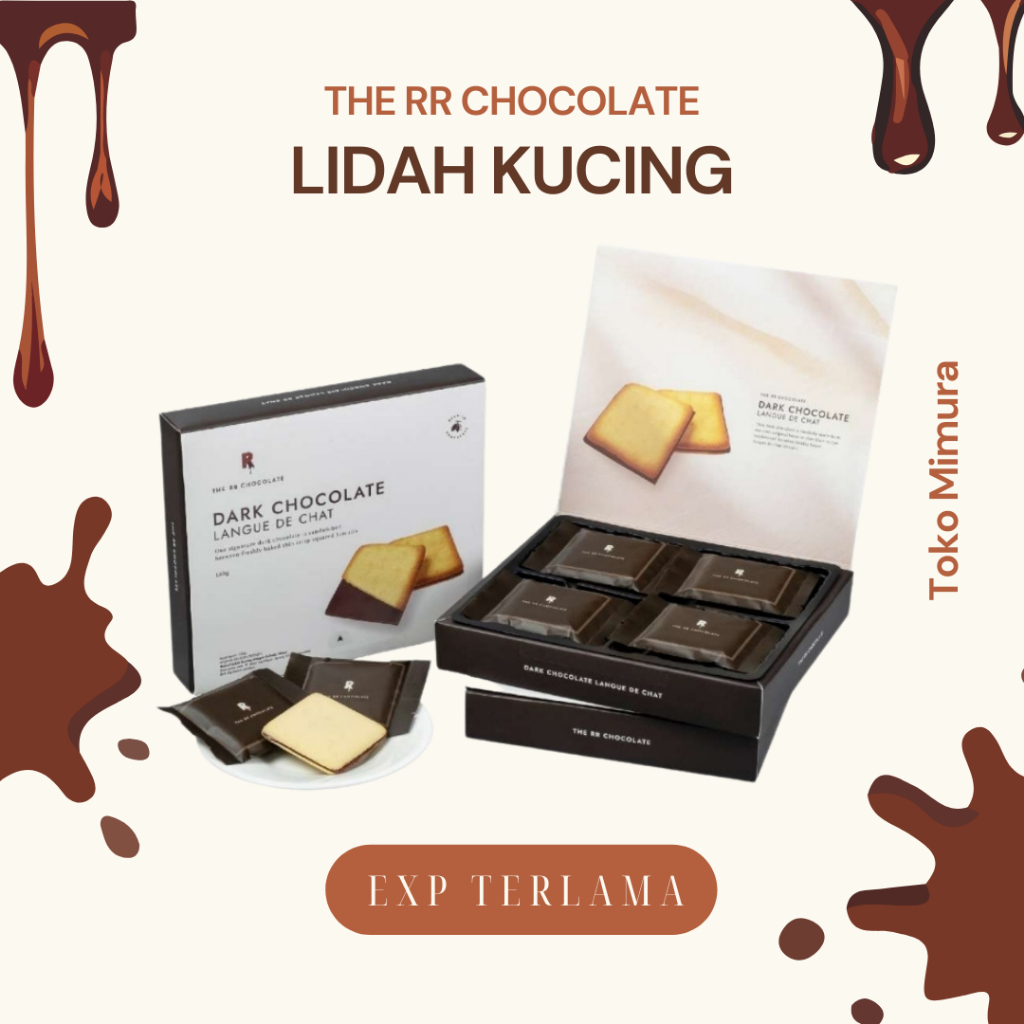 

The RR Chocolate Langue De Chat Lidah Kucing Cokelat Premium Coklat