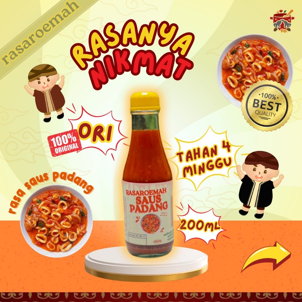 

[200ml] Saos Rasa Roemah - Saos Padang