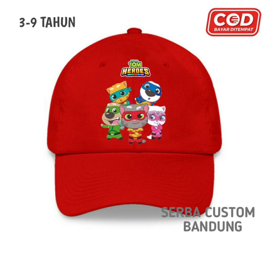 TOPI BASEBALL ANAK MY TALKING TOM HERO DASH