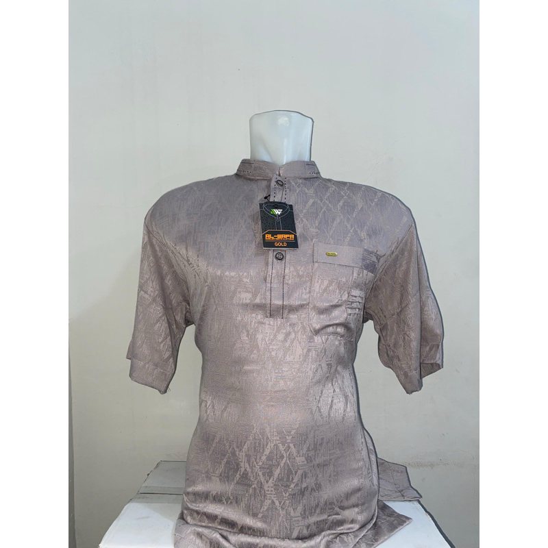 Baju Koko Pria - Al Wafa lengan pendek