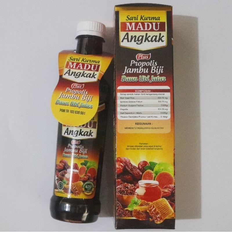 

QH Sari Kurma Madu Angkak Propolis Jambu Biji Darusyifa Original Asli Trombosit