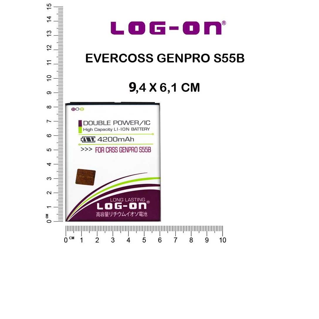 HEBOH BATERAI LOGON EVERCOSS S55B GENPRO BOKEHBATERAI LOGON EVERCOSS S55B GENPRO BOKEH