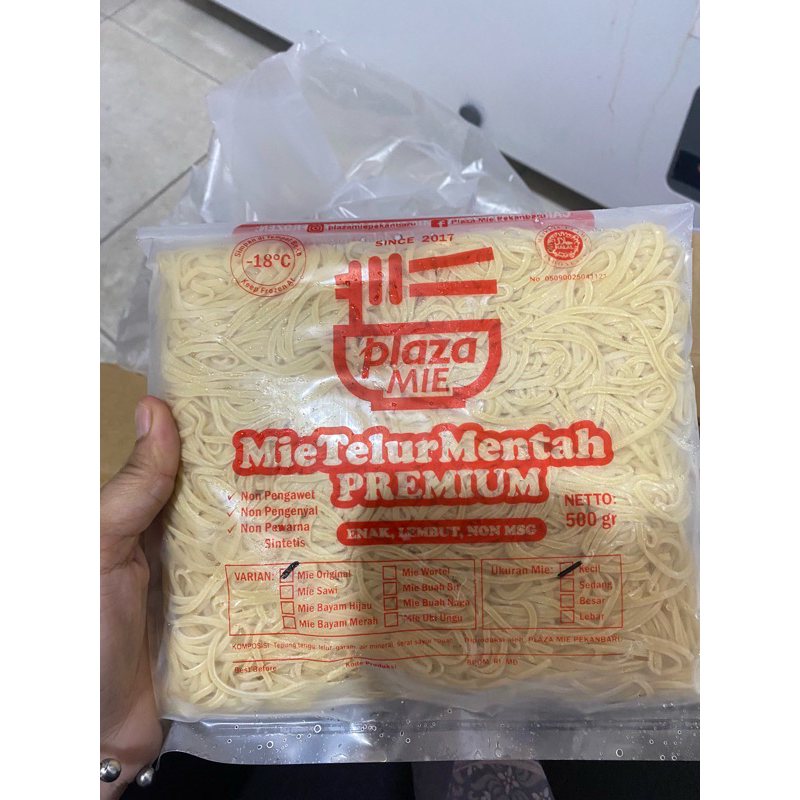 

Mie telur mentah premium 500 gr