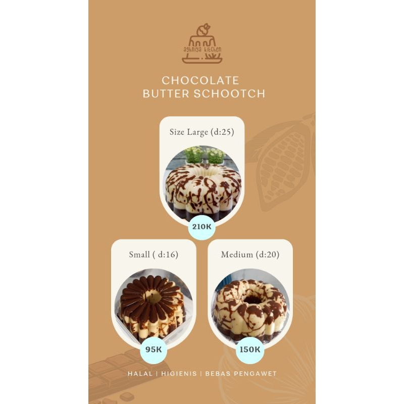 

Puding Premium Butterschootch/Marie Regal / Chocolate / Fuity