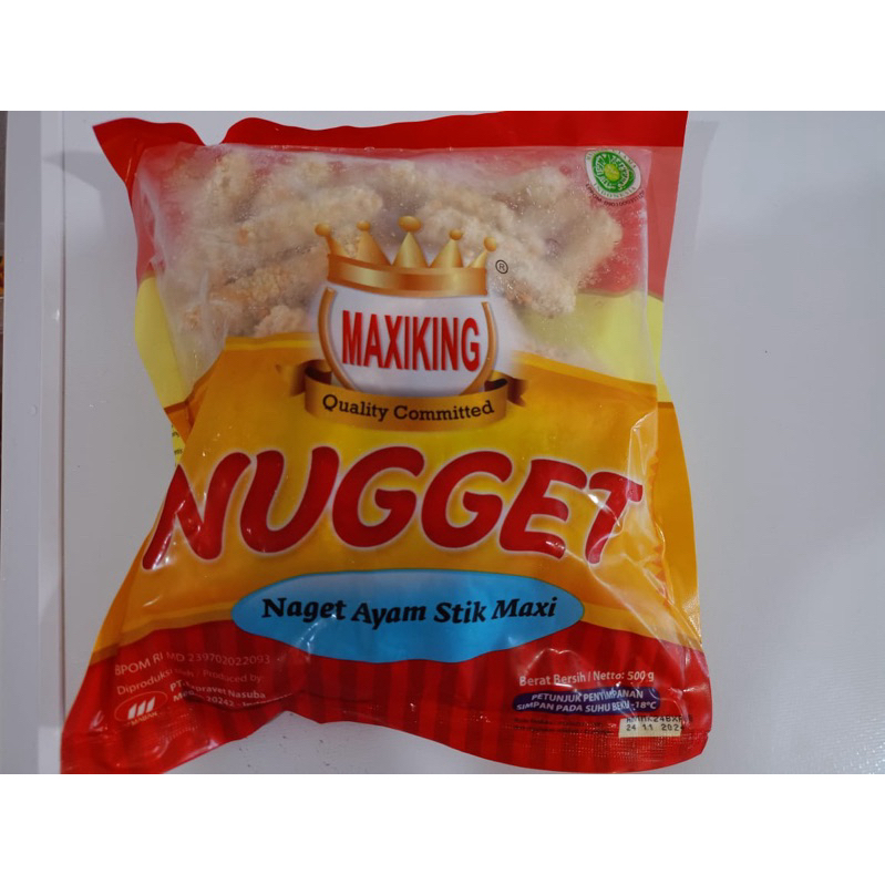 

Nugget Ayam stick maxiking 500 gr