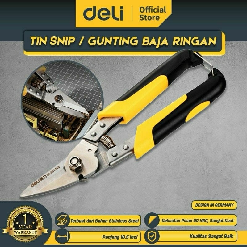 

Gunting Baja ringan merk Deli