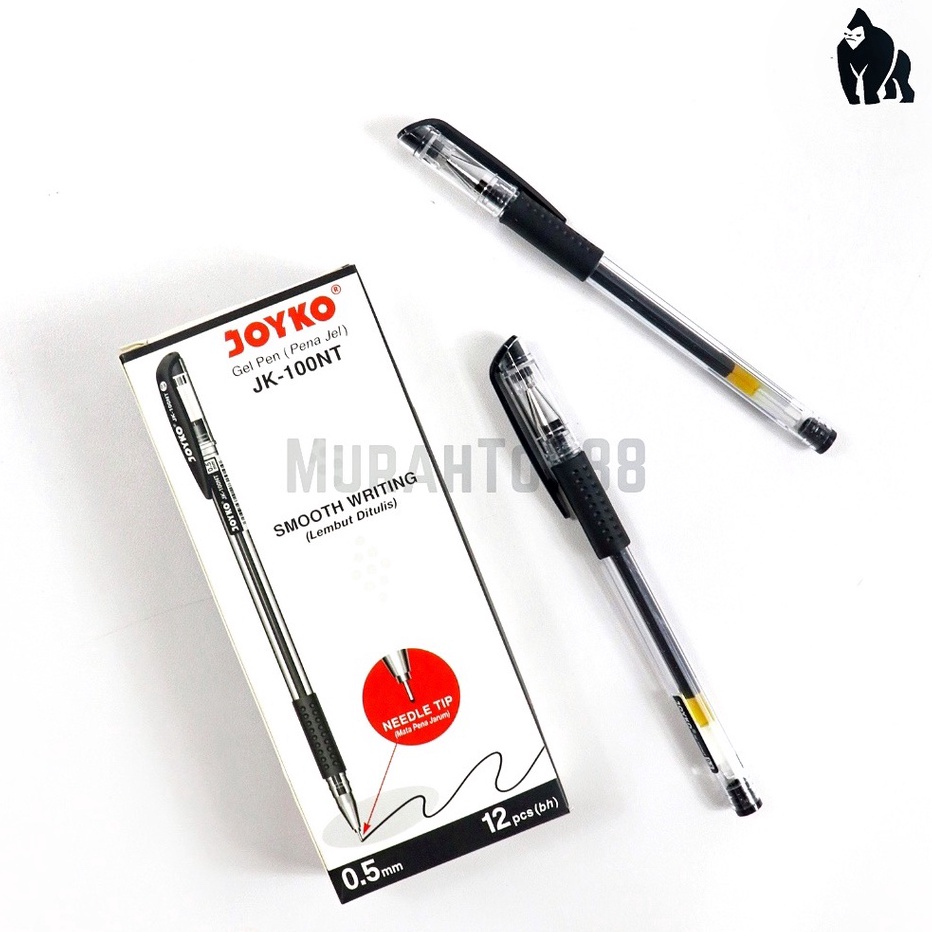 

KI3 Pulpen Joyko JK1NT Gel Pen Ballpoint Bolpen Pena Jel 5 mm Needle Tip PER LUSIN