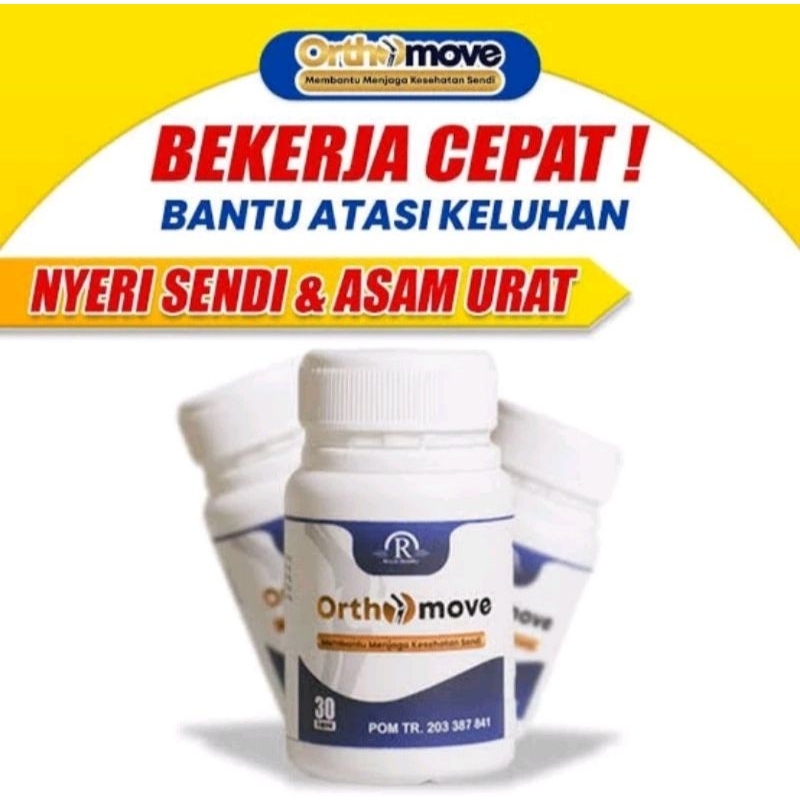 ORTHOMOVE ASLI ORIGINAL OBAT ANTI SENDI TERBAIK ASLI ORIGINALORTHOMOVE - Paket 1 Botol 60 Kapsul unt
