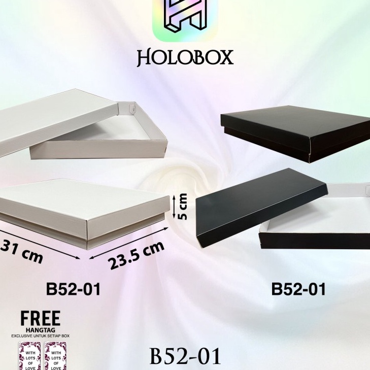 

FG2 Box Kado Polos Baju Hijab Gift Dus Hampers Packing B52