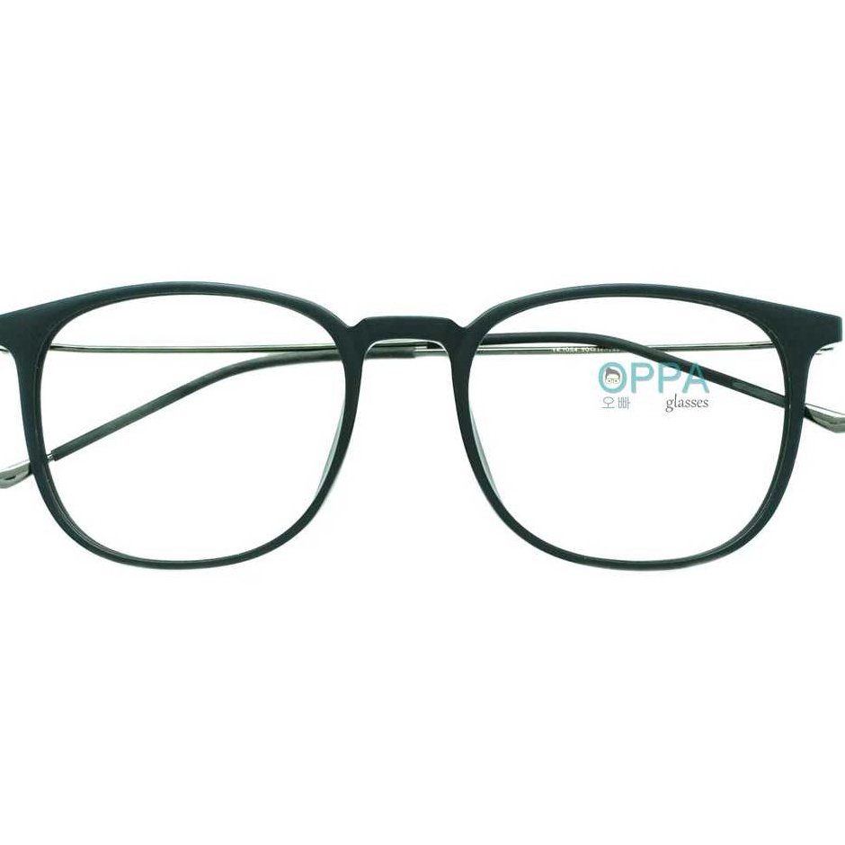 CUCIGUDANG Frame Kacamata Korea Pria Wanita Minus OP6 FBL Hitam KotakFrame Kacamata Korea Pria Wanit