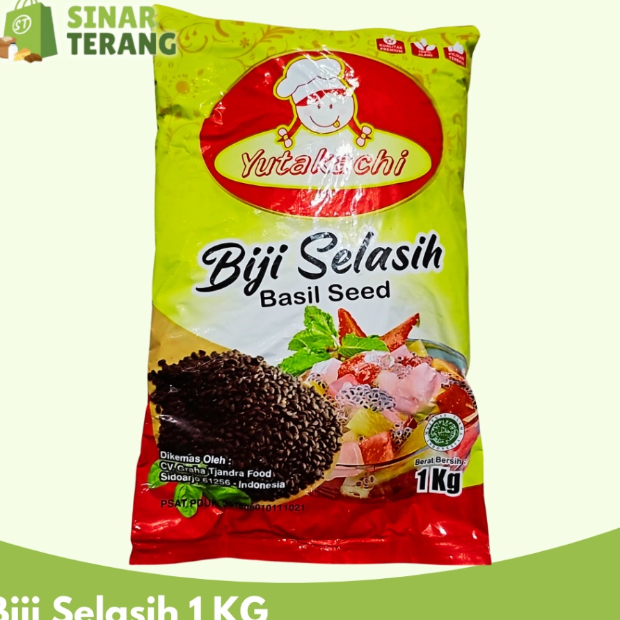 

Langka Biji Selasih Yutakachi 1kg Basil Seed Import per 1 kg GROSIR KILOAN