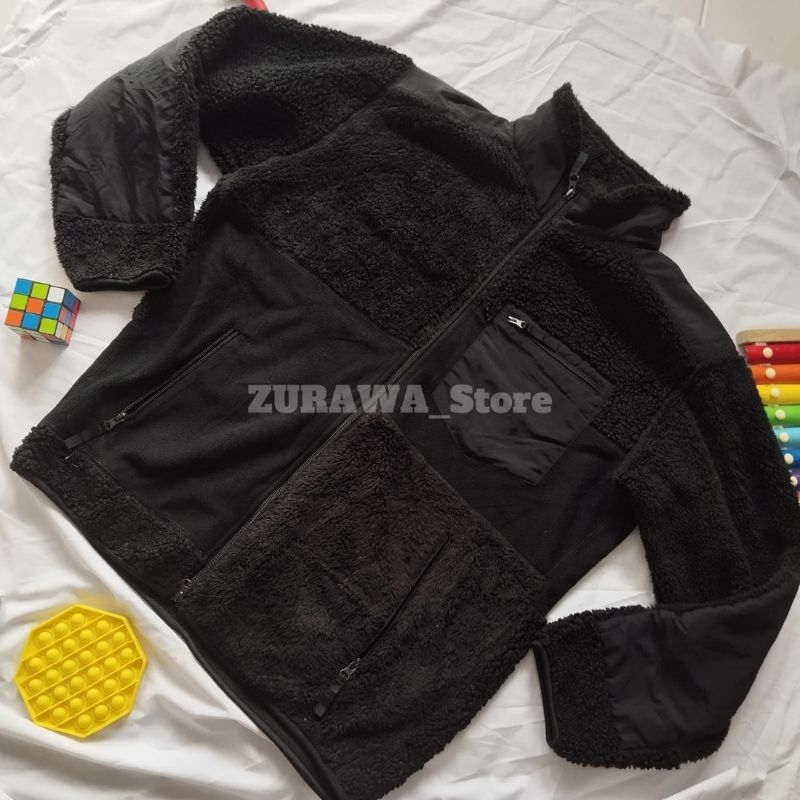 Jacket Sherpa UNIQLO x ENGINEERED GARMENTS Limited Edition Size L fit XL Casual Vintage Outdoor Wint