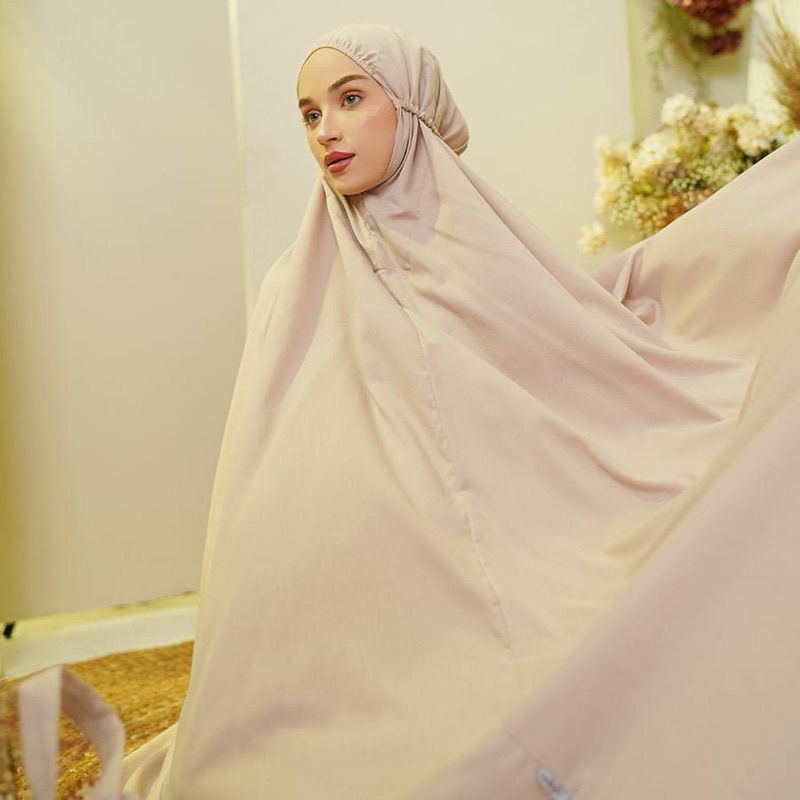 MUKENA TATUIS TIARA POLOS MUKENAH DEWASA ALAT SHOLAT WANITA KERUDUNG SOLAT MUSLIMAH