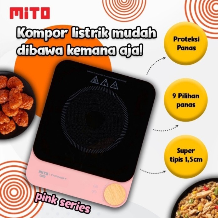 Kompor Listrik Portable MITO IN 100 Kompor Induksi 1 Tungku