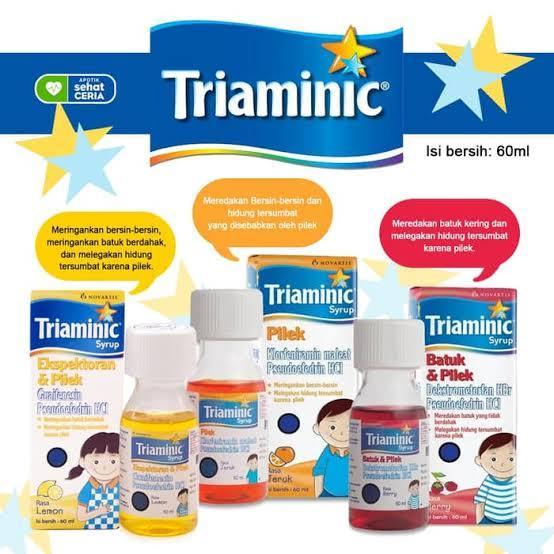 Triaminic Sirup (Pilek, Batuk Pilek, Ekspektoran Pilek)