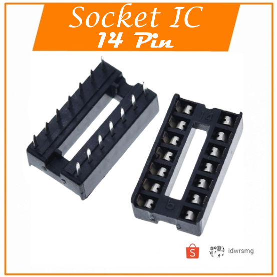 Soket IC 14p socket IC 14 pin 14pin DIP