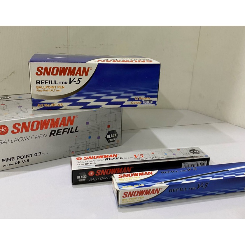 

Terbaik Refill Isi pen Snowman V5 Per lusin