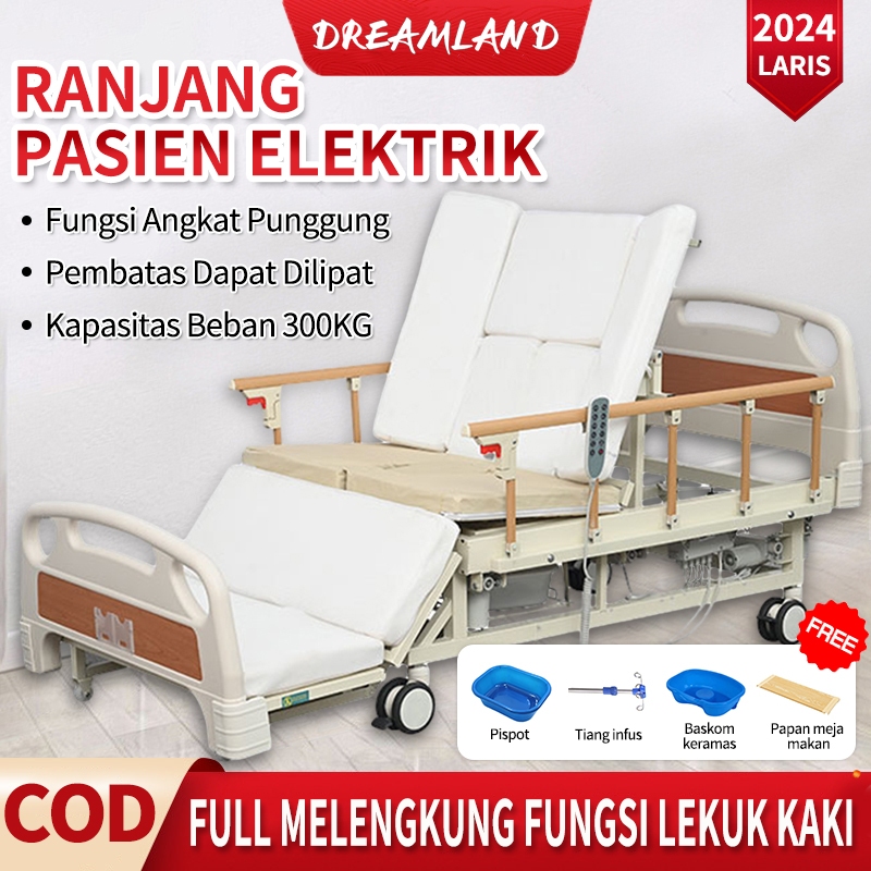 Bed Pasien Rumah Sakit Ranjang Electric Remote Tempat Tidur Rumah Sakit - Ranjang Medis