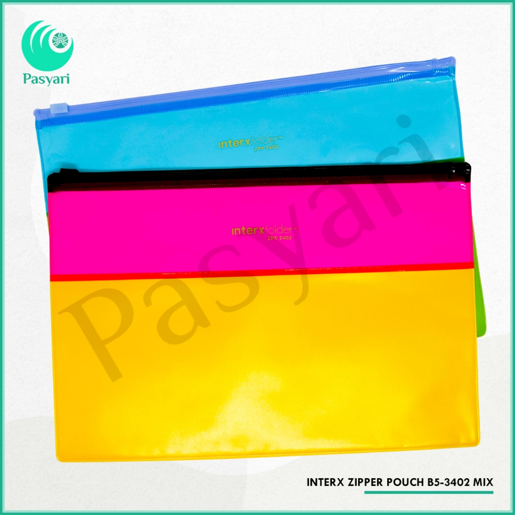 

INTERX ZIPPER POUCH B5-3402 MIX