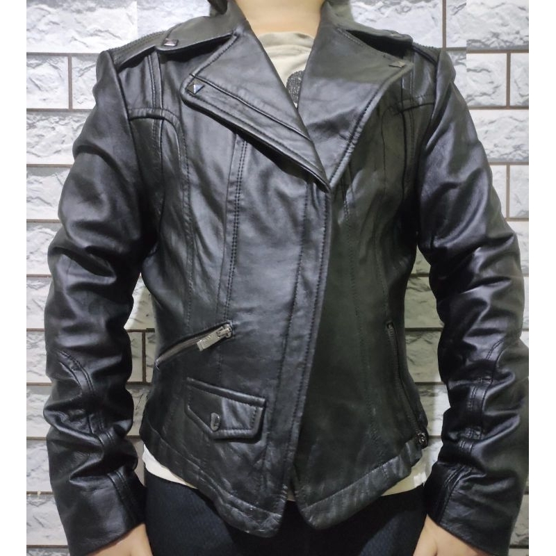 Ramones Retro Style Kulit Asli Import Korea