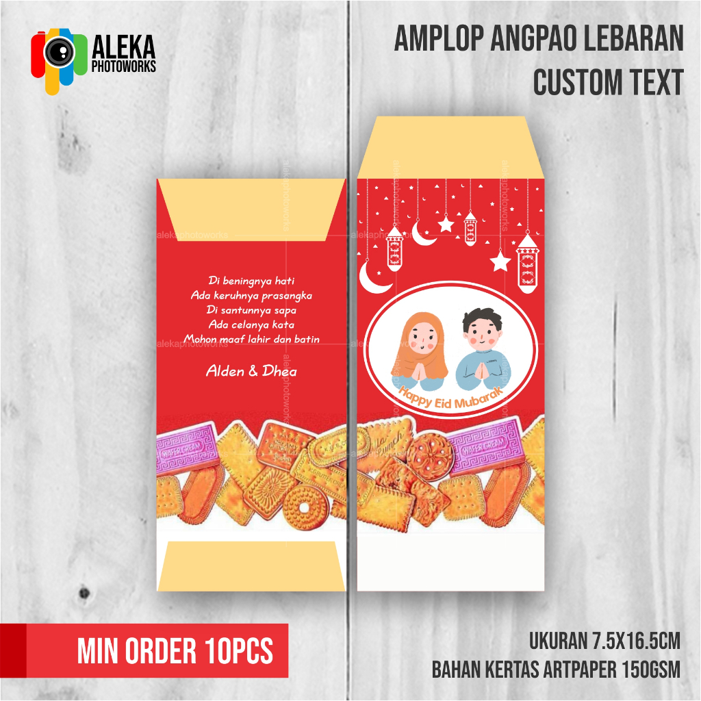 Amplop Angpao Lebaran Custom Design 22