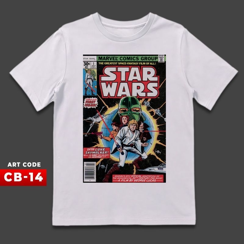 kaos vintage Marvel comic starwars