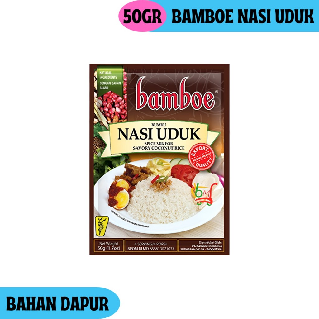 

Bamboe Indonesia Nasi Uduk Bumbu Masak Instan Khas Indonesia
