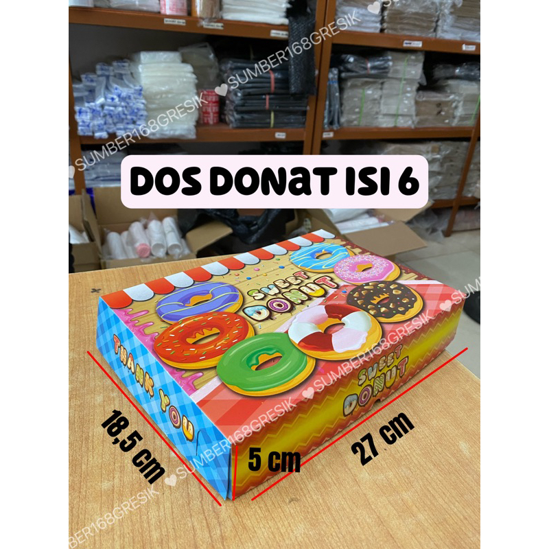 

[MINIMAL PEMBELIAN 10 pcs] BOX DONAT PUTIH POLOS | BOX DONAT POLOS