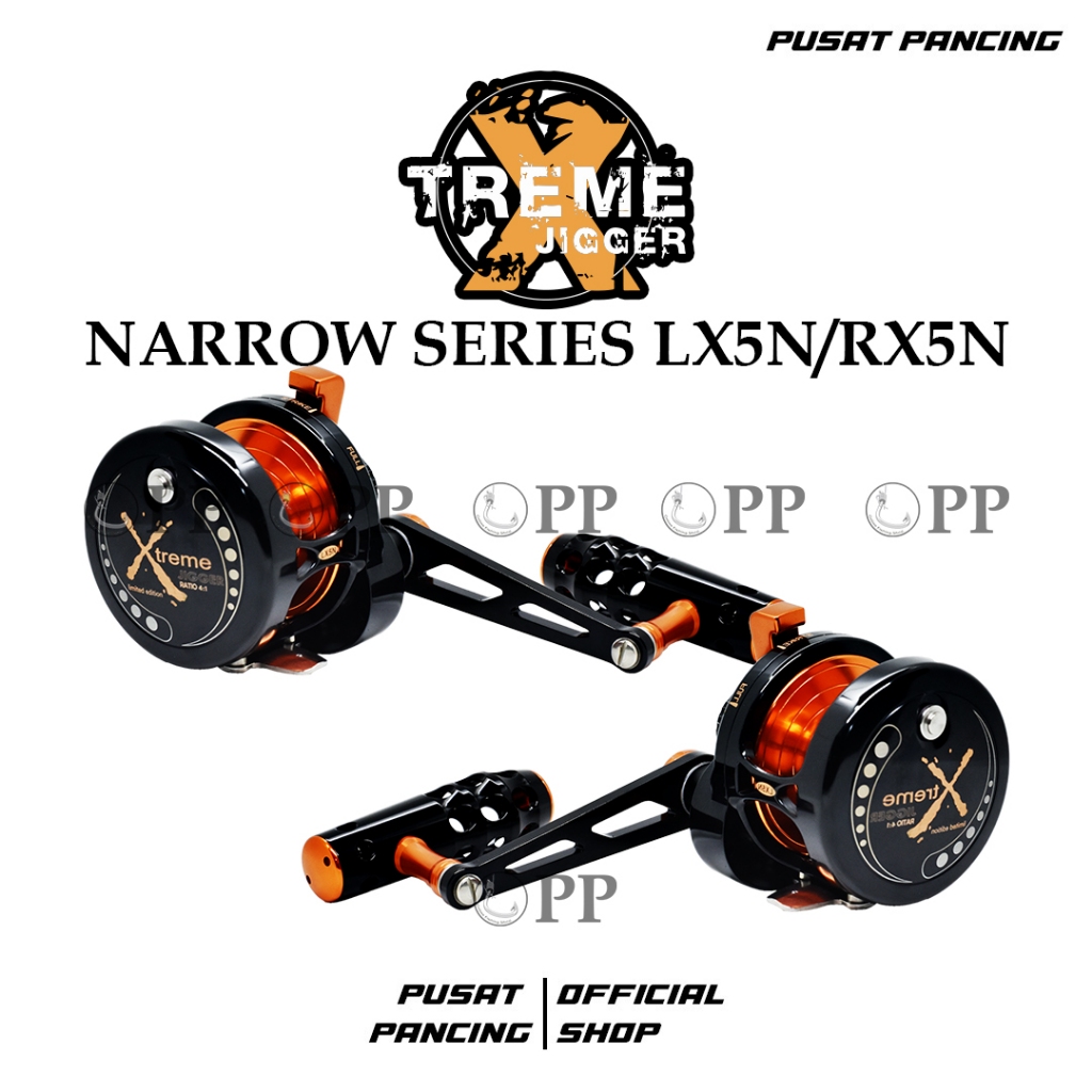 PUSATPANCING5 - Reel Pancing Overhead Team Kamikaze Xtreme Jigger RX5N & LX5N 8+1BB Limited Edition 