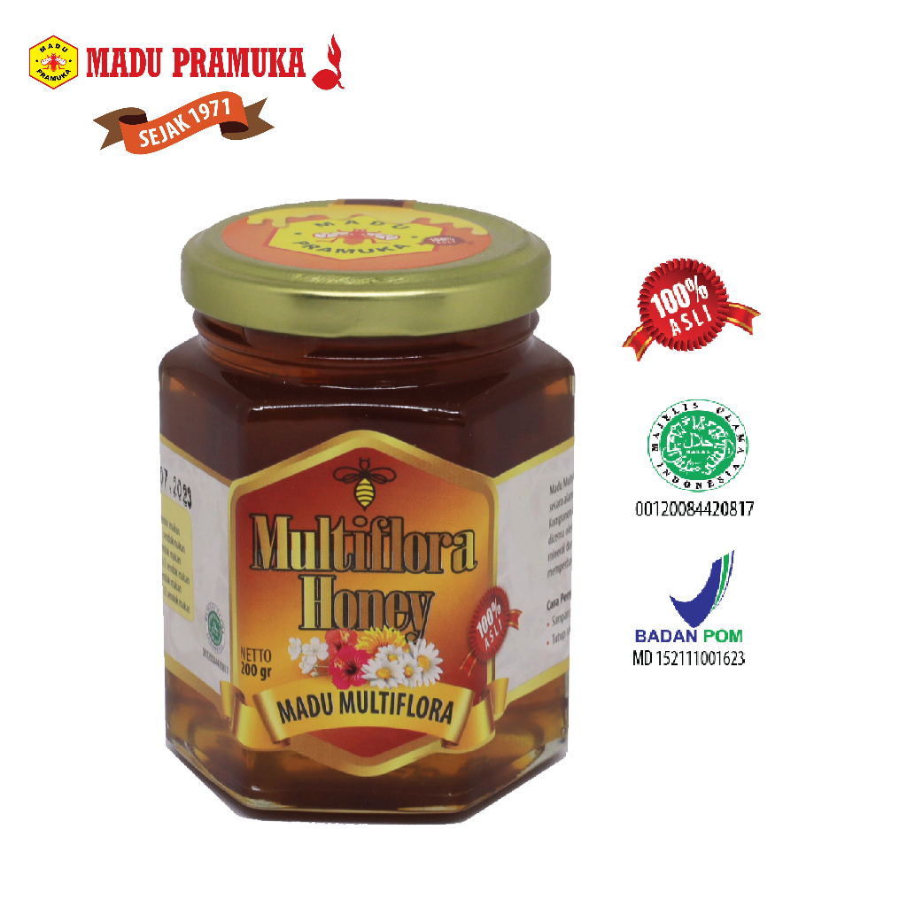 

Madu Multiflora 200gr / Madu Multiflora 190ml