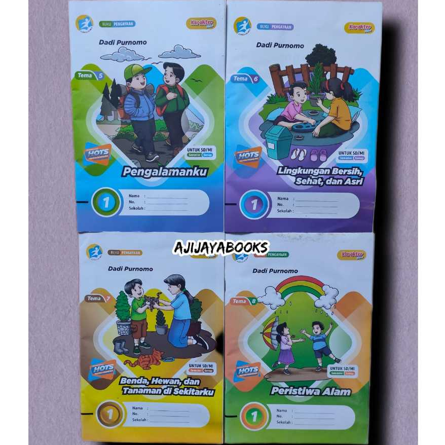 LKS KARAKTER KELAS 1 TEMA 5, 6, 7, DAN 8 SEMESTER 2 SD/MI HOTS