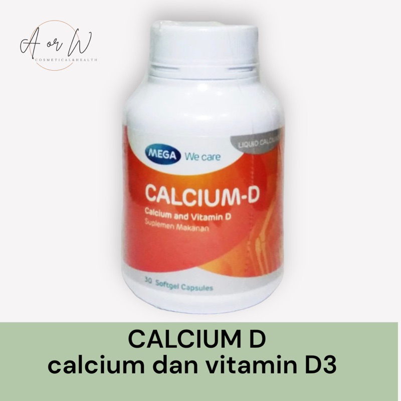 Calcium-D / Calcium D Mega We Care 30’s