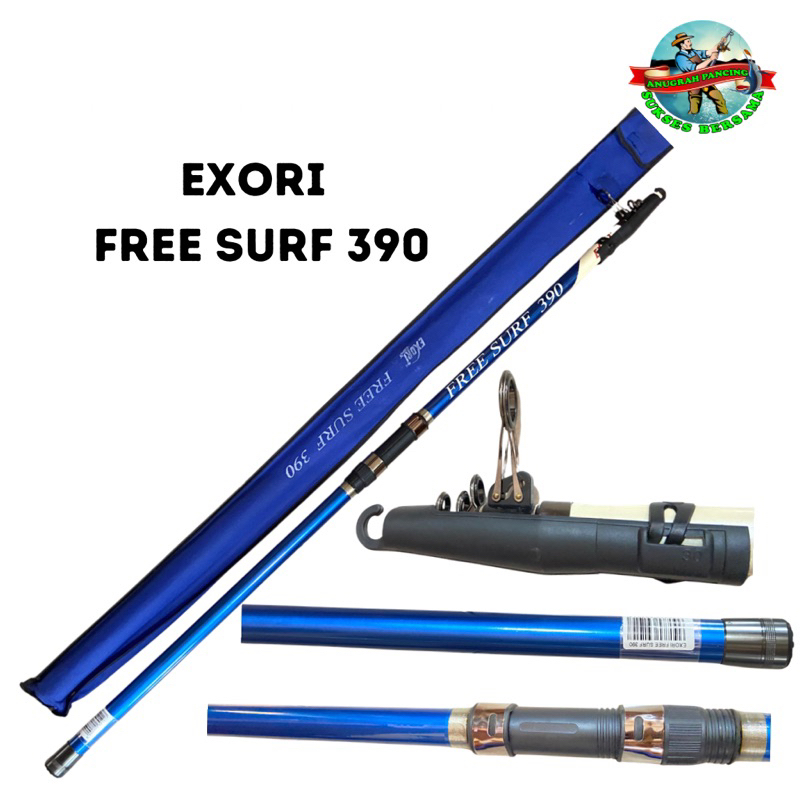 Joran Antena Exori Free Surf 360 390 Laut Danau Muara