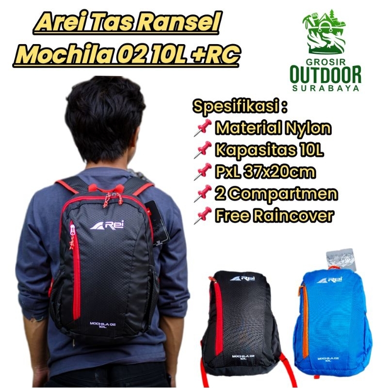 Arei Tas Ransel Mochila 02 10L +RC