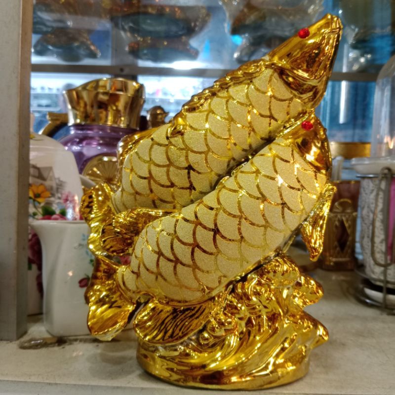 Pajabgan keramik Ikan Arwana