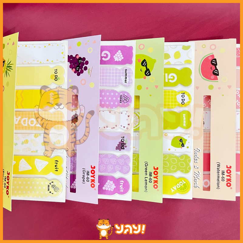 

YAY! MEMO STICKY JOYKO 20SHEETS*7 DESIGN