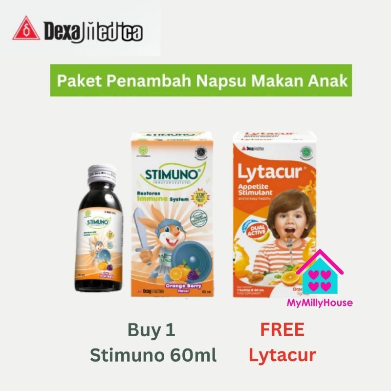 Stimuno Syrup Multivitamin Daya Tahan Tubuh Anak /  Sirup Grape Original Orange Berry 60ml
