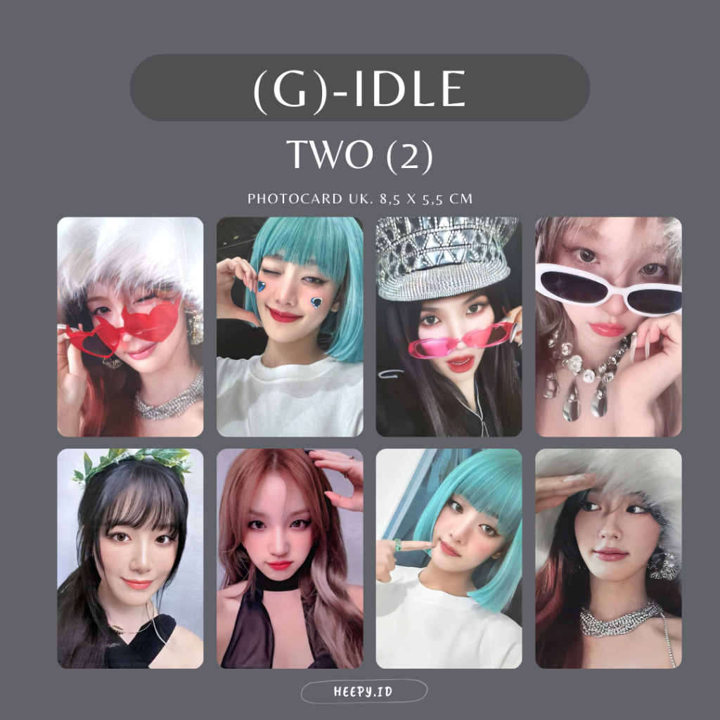 [G-IDLE] UNOFFICIAL PHOTOCARD (G)-IDLE TWO