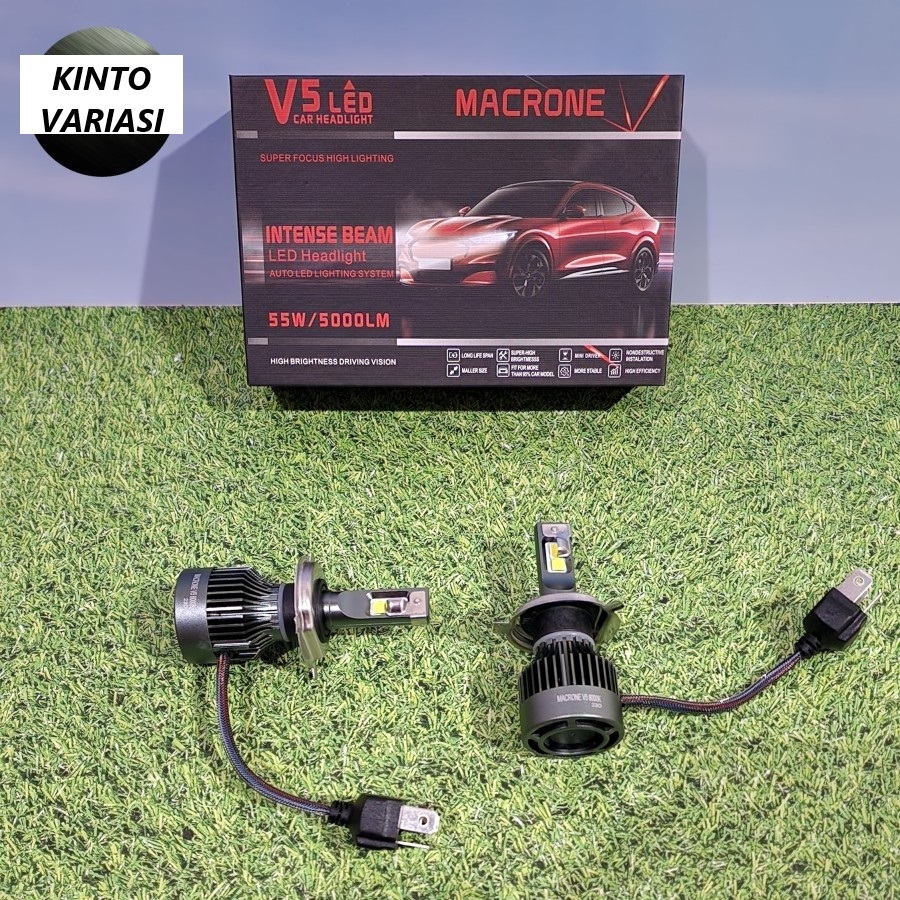 V5 Macrone Led 55Watt H4 5500K
