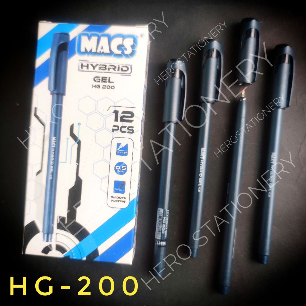 

MACS pen hybrid gel 0.5 mm HG-200 . 12 unit