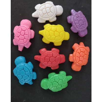 MENARIK - Sabun ukir Kerajinan ukir sabun prakarya sabun ukir / Souvenir sabun bentuk hewan kura-kur