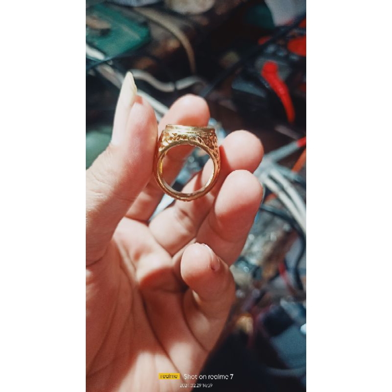 Emban atau ring perak second