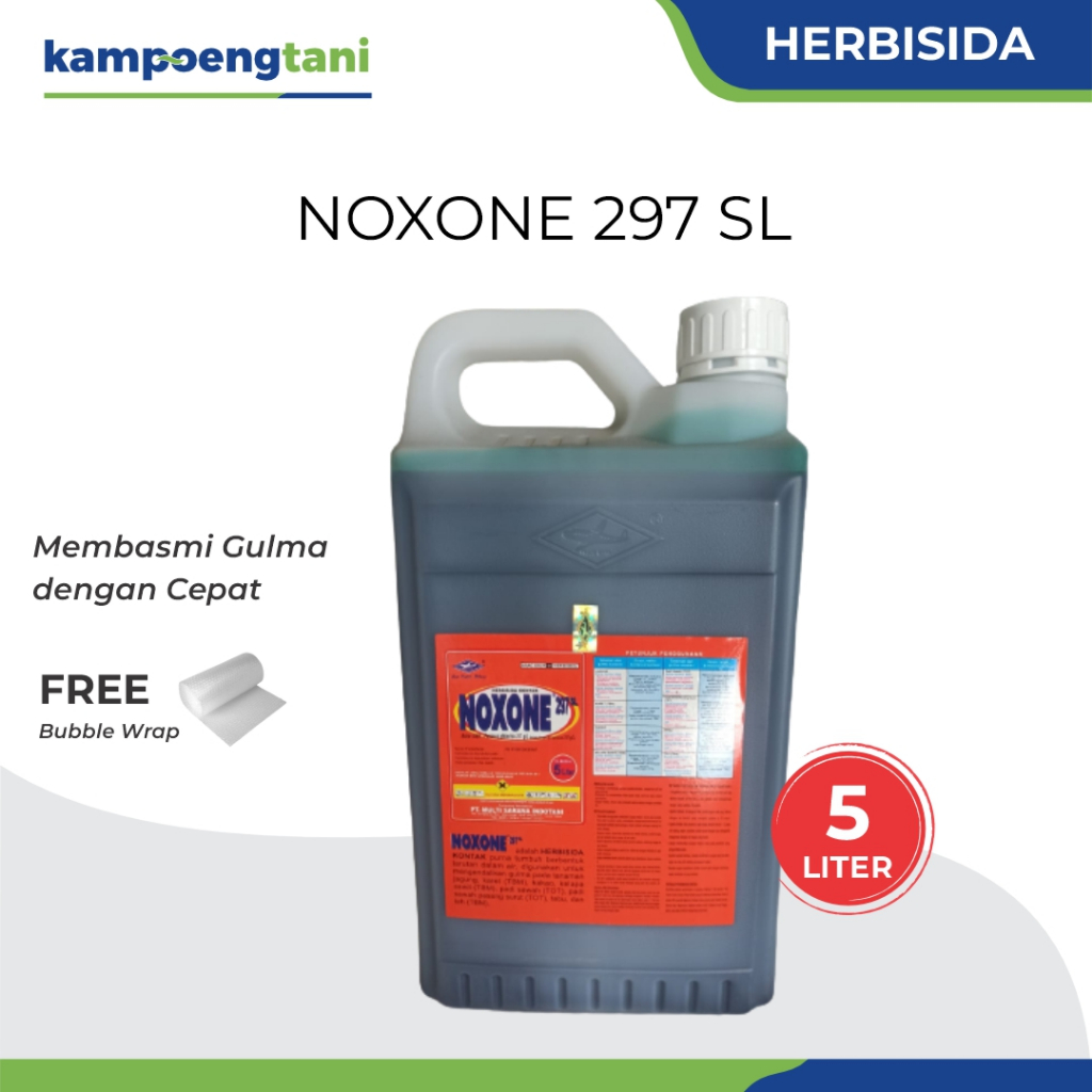 Kampoeng Tani - Noxone 297 SL 5 Liter Herbisida Kontak Obat Pembasmi Gulma Rumput Liar