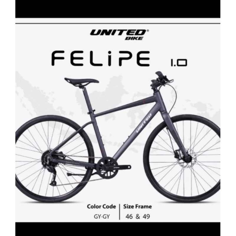Hybrid Bike - Sepeda Hybrid United Felipe 1.0