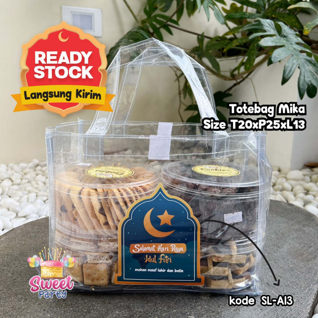 

Goodiebag Tas lebaran READY STOCK (20x25x13 0.25) Mika Tebal / Bingkisan Lebaran / Parcel Idul Fitri