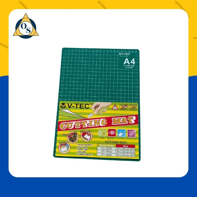 

CUTTING MAT / ALAS PEMOTONG V-TEC UKURAN A4